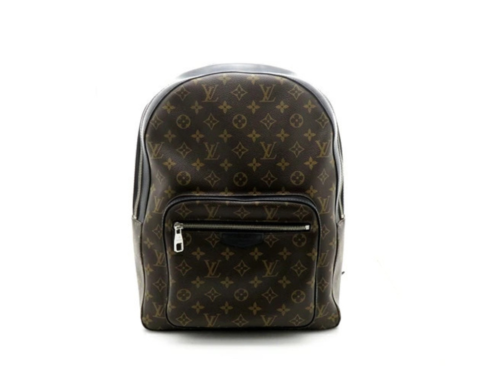 LOUIS VUITTON Josh Monogram Macassar Brown Backpack Daypack Brown
